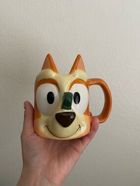 Zak! Designs Bluey Bingo Ceramic Sculpted 3D Oversized Coffee Tea Mug